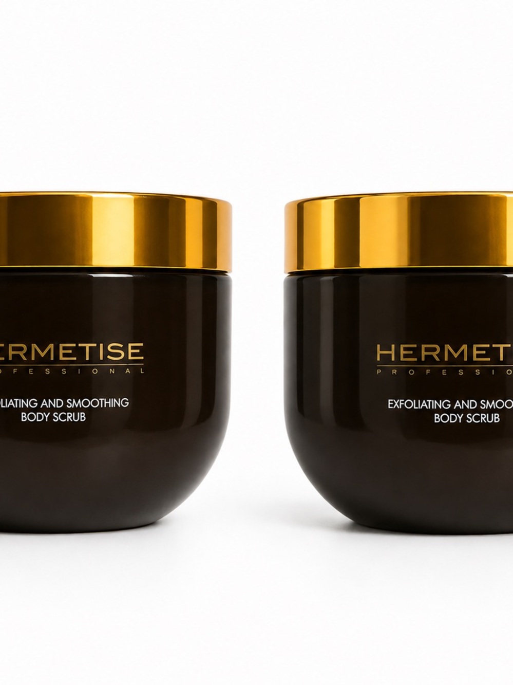 Exfoliating and Smoothing Body Scrub - Gold & Brown bundle
